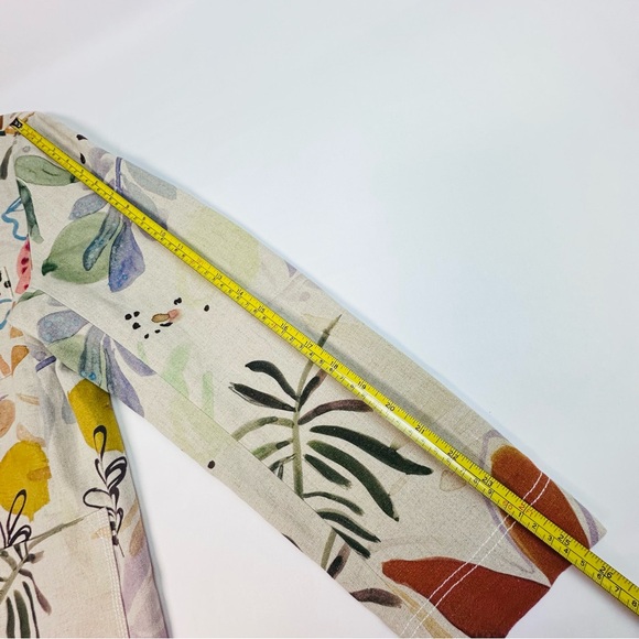 Lafayette 148 New York Plus Jolisa Printed Linen Jacket - Picture 9 of 14